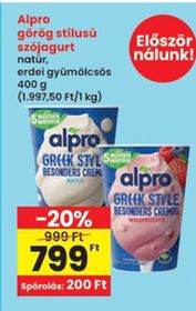 Alpro görög stílusú szójagurt – Spar