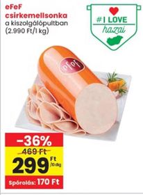 eFeF csirkemellsonka – Spar