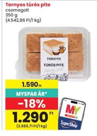 Tornyos túrós pite – Spar