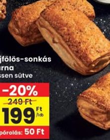 Tejfölös-sonkás párna – Spar