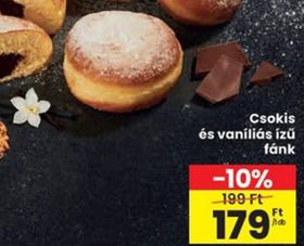 Csokis és vaníliás ízű fánk – Spar
