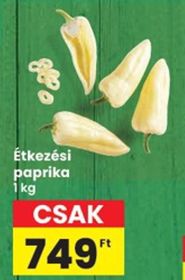 Étkezési paprika – Spar
