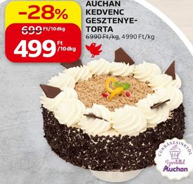 Auchan AUCHAN KEDVENC GESZTENYETORTA – Auchan