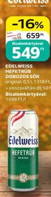 Edelweiss EDELWEISS HEFETRÜB DOBOZOS SÖR – Auchan