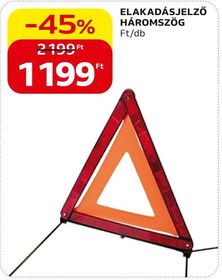 ELAKADÁSJELZŐ HÁROMSZÖG – Auchan