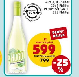 Hugo HUGO BORALAPÚ SZÉNSAVAS ITAL – Penny