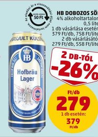Hofbräu HB DOBOZOS SÖR – Penny