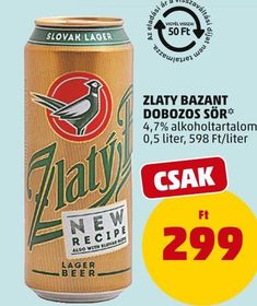 Zlaty Bazant ZLATY BAZANT DOBOZOS SÖR* – Penny