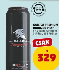 Gallica GALLICA PREMIUM DOBOZOS PILS* – Penny