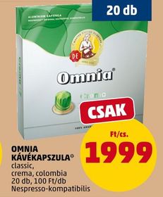 Omnia OMNIA KÁVÉKAPSZULA* – Penny