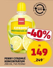 Penny PENNY CITROMLÉ KONCENTRÁTUM – Penny