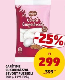 Cafétime CAFÉTIME CUKORMÁZZAL BEVONT PUSZEDLI – Penny