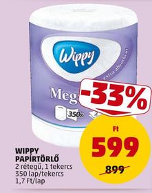 Wippy WIPPY PAPÍRTÖRLŐ – Penny