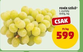 FEHÉR SZŐLŐ* – Penny