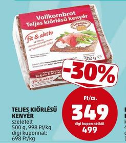 TELJES KIŐRLÉSŰ KENYÉR – Penny