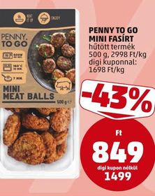 PENNY TO GO MINI FASÍRT – Penny