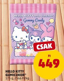 HELLO KITTY AND FRIENDS HELLO KITTY GUMICUKOR* – Penny