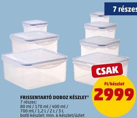 FRISSENTARTÓ DOBOZ KÉSZLET – Penny
