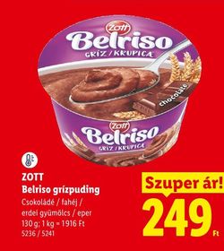 ZOTT Belriso grízpuding – Lidl