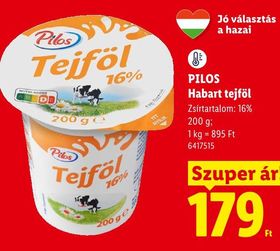 PILOS Habart tejföl – Lidl