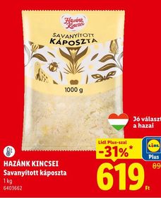 HAZÁNK KINCSEI Savanyított káposzta – Lidl