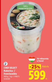 CHEF SELECT Kukorica- / franciasaláta – Lidl