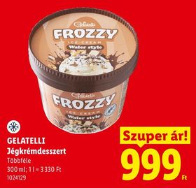GELATELLI Jégkrémdesszert – Lidl