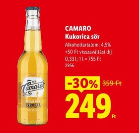CAMARO Kukorica sör – Lidl