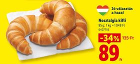 Nosztalgia kifli – Lidl