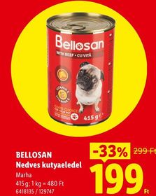 BELLOSAN Nedves kutyaeledel – Lidl