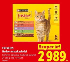 FRISKIES Nedves macskaeledel – Lidl