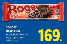 SONDEY Roger ostya – Lidl
