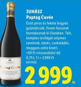 JUHÁSZ Paptag Cuvée – Lidl