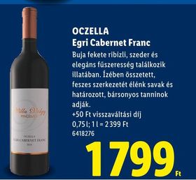 OCZELLA Egri Cabernet Franc – Lidl
