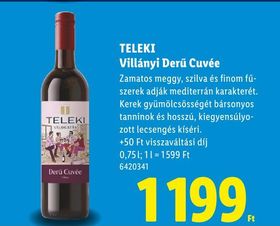 TELEKI Villányi Derű Cuvée – Lidl