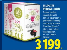LELOVITS Villányi szőlőlé – Lidl
