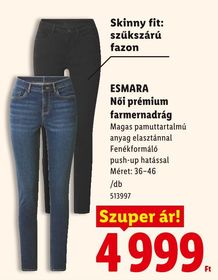 ESMARA Női prémium farmernadrág – Lidl