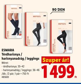 ESMARA Térdharisnya / harisnyanadrág / leggings – Lidl