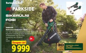 PARKSIDE Elektromos lombszívó- / fúvó – Lidl