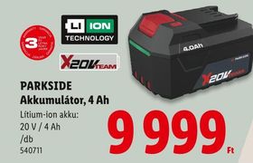 PARKSIDE Akkumulátor, 4 Ah – Lidl