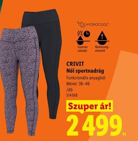 CRIVIT Női sportnadrág – Lidl