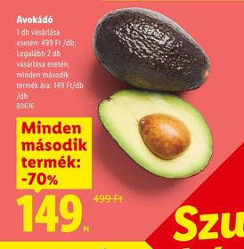 Avokádó – Lidl