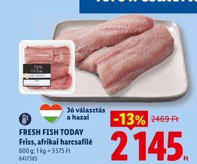 FRESH FISH TODAY Friss, afrikai harcsafilé – Lidl