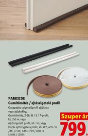 PARKSIDE Gumitömítés / ajtószigetelő profil – Lidl