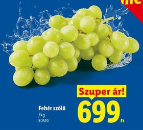Fehér szőlő – Lidl