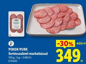PIKOK PURE Sertésszalámi marhahússal – Lidl