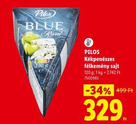 PILOS Kékpenészes félkemény sajt – Lidl