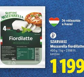 SZARVASI Mozzarella fiordilatte – Lidl