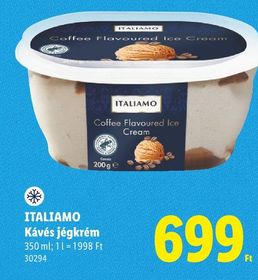 ITALIAMO Kávés jégkrém – Lidl