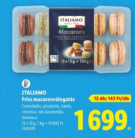 ITALIAMO Friss macaronválogatás – Lidl